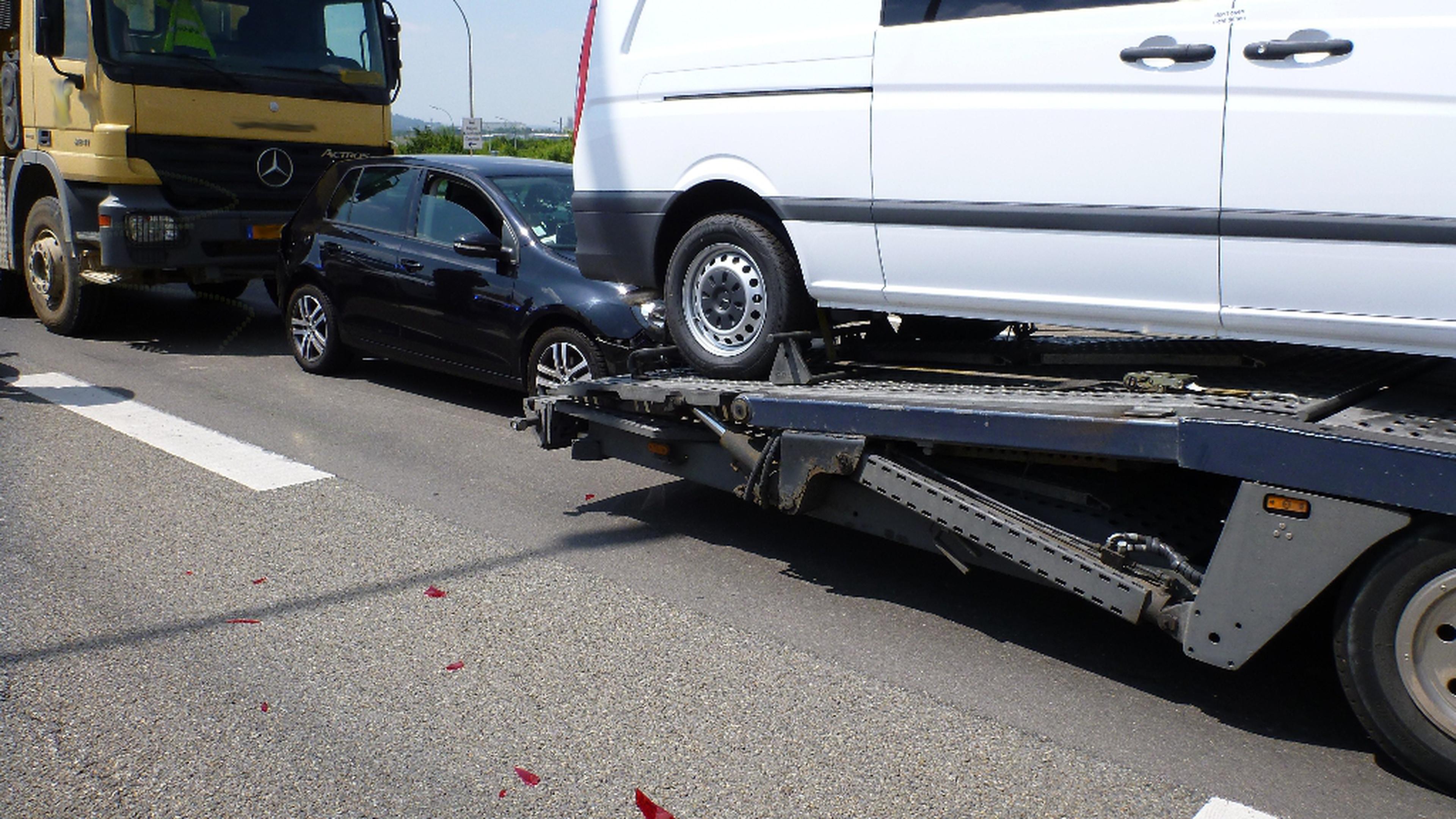 Drei Leichtverletzte Bei Unfall Auf Collectrice Du Sud Luxemburger Wort